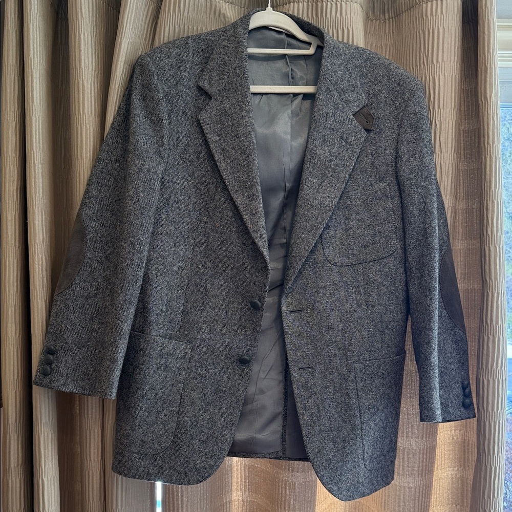 Stafford Charcoal Gray Men's Blazer